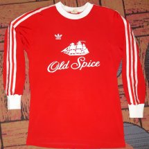 Al Ahly Home football shirt 1981 - 1982 sponsored by Old Spice