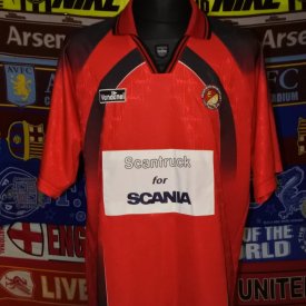 Ebbsfleet United Home baju bolasepak 1999 - 2000 sponsored by Scania