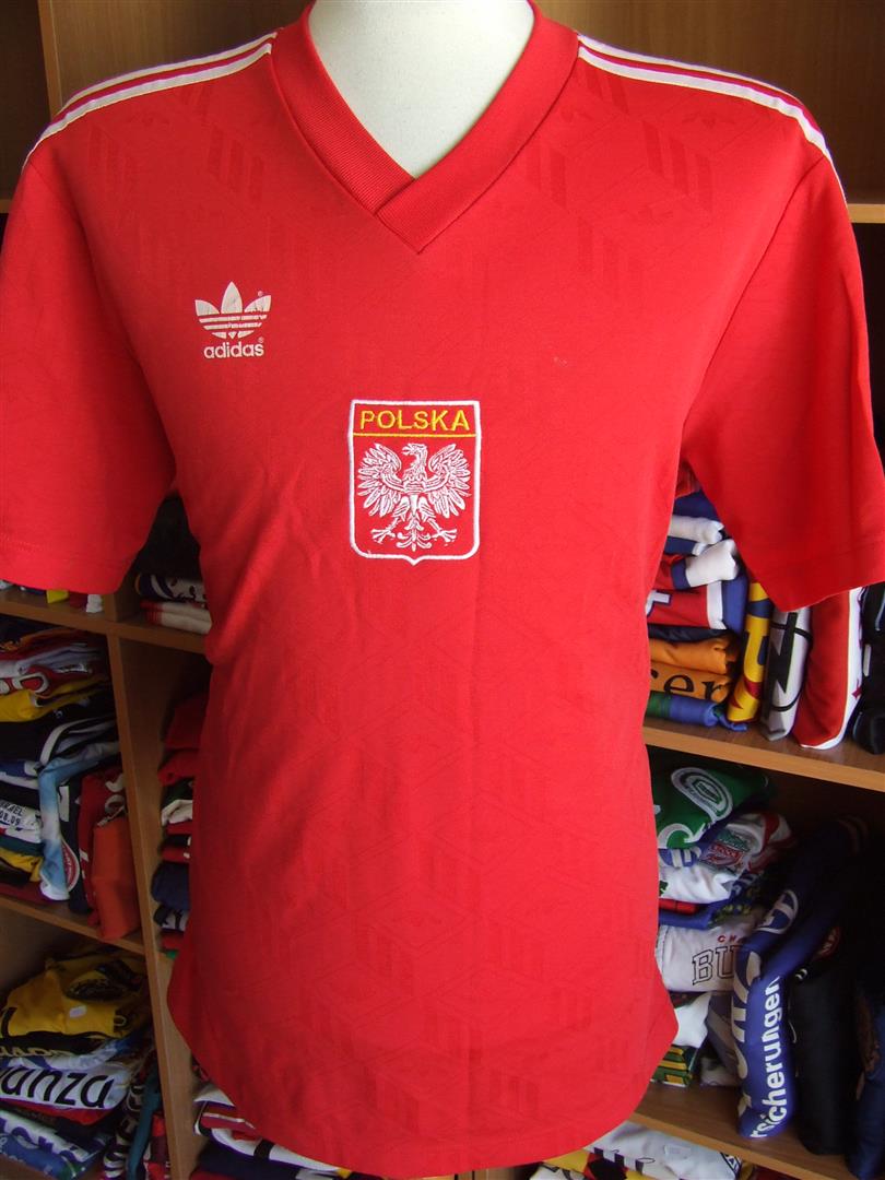 Flock Nummer number número home Trikot jersey shirt Polen Poland Polska 1974 