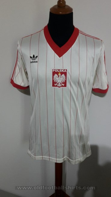 Poland Home maglia di calcio 1982