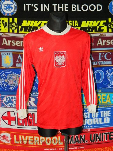 Poland Kaleci futbol forması 1986