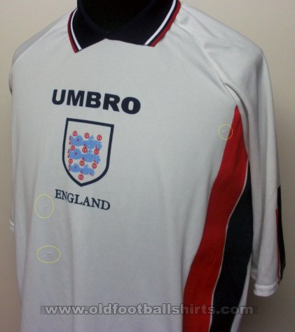 Fake & Counterfeit Shirts from all over Home football shirt 1997 - 1999