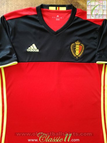 Belgium Home maglia di calcio 2016 - 2017