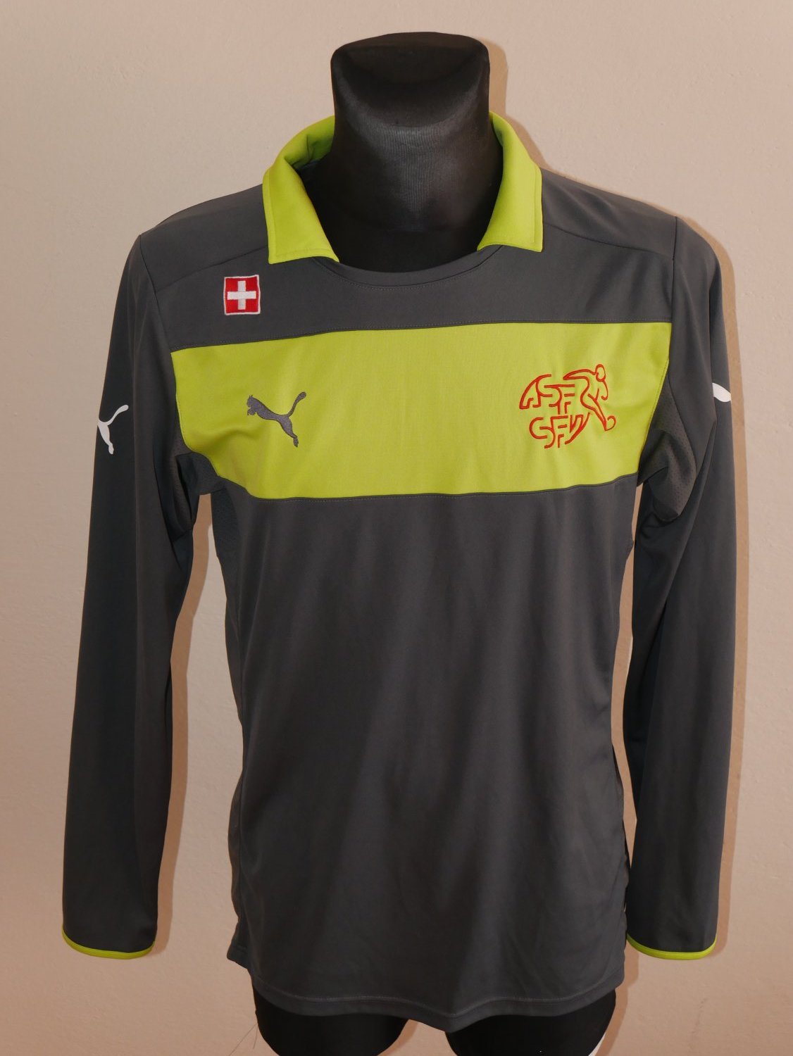 Maillot goal SUISSE SWITZERLAND n°12 ASF SFV trikot GK
