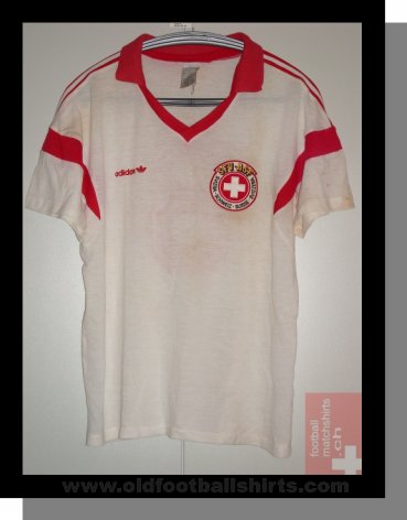 Switzerland Μακριά φανέλα ποδόσφαιρου 1986 - 1990