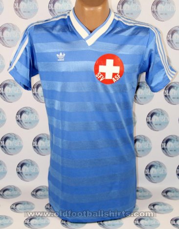 Switzerland Terceira camisa de futebol 1984 - 1986