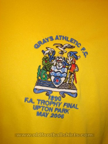 Grays Athletic Cup tröja fotbollströja 2005 - 2006
