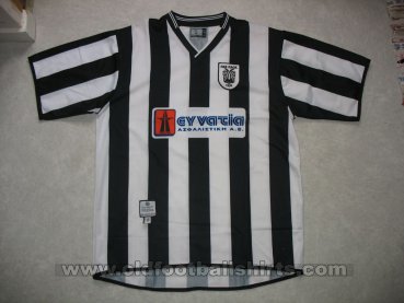 PAOK FC Προπόνηση/ Αναψυχή φανέλα ποδόσφαιρου 2000 - 2001