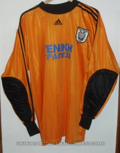 PAOK FC Penjaga gol baju bolasepak 2000 - 2001