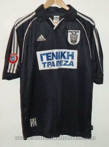 PAOK FC Away football shirt 2000 - 2001