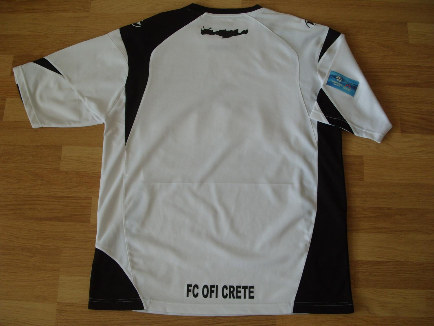 Maillot OFI Crète FC – Domicile 2003/2004, Diadora, Taille XL, Noir