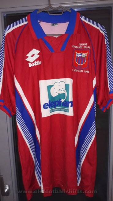 Panionios Home φανέλα ποδόσφαιρου 1997 - 1998