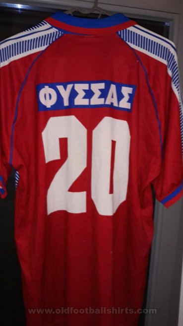 Panionios Home φανέλα ποδόσφαιρου 1997 - 1998