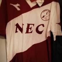 Larissa Home football shirt 1984 - 1985 sponsored by NEC
