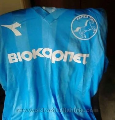 Larissa Training/Leisure football shirt 1986 - 1987