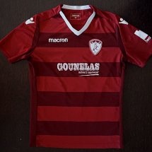 Larissa Home football shirt 2018 - 2020 sponsored by Gounelas