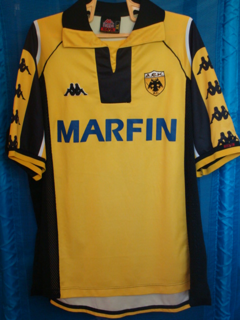 Maillot AEK Athènes Puma - Taille L, Extérieur, Vintage, Occasion