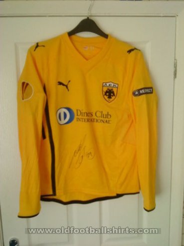 AEK Athens Home football shirt 2009 - 2010