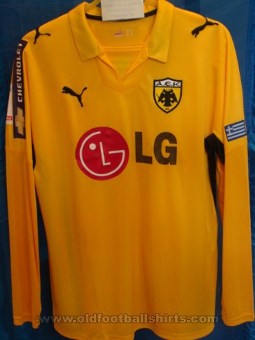 AEK Athens Home football shirt 2008 - 2009