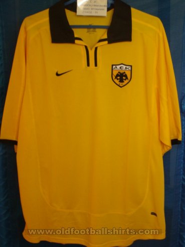 AEK Athens Home football shirt 2000 - 2002