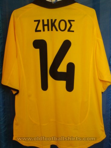 AEK Athens Home football shirt 2000 - 2002
