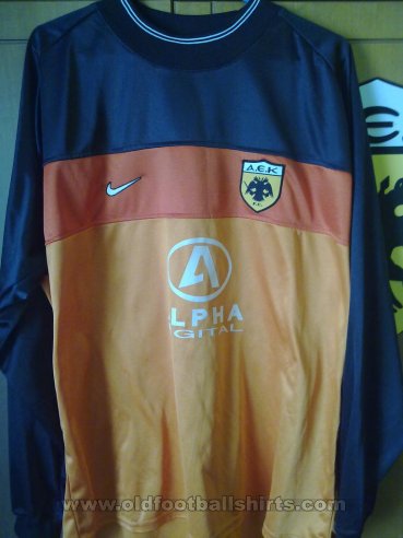 AEK Athens Goalkeeper football shirt 2000 - 2002