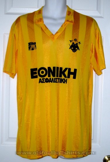 AEK Athens Home football shirt 1987 - 1988