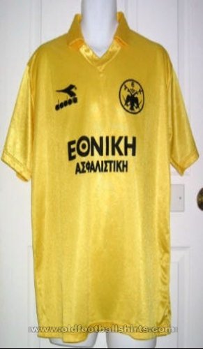 AEK Athens Home football shirt 1990 - 1991