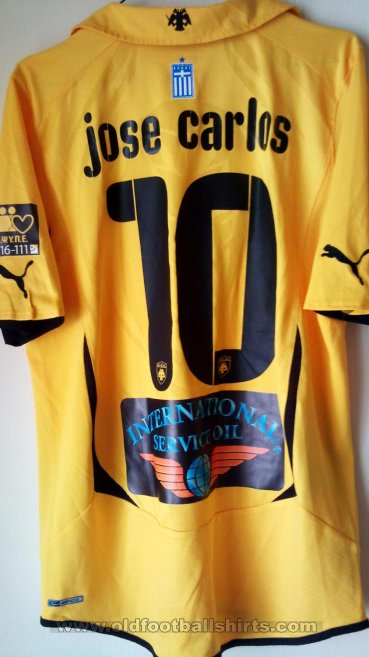 AEK Athens Home football shirt 2011 - 2012