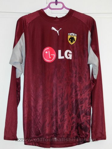 AEK Athens Goalkeeper football shirt 2007 - 2008