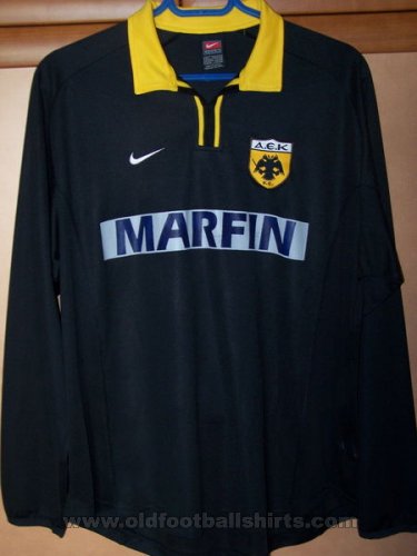 AEK Athens Away football shirt 2000 - 2001