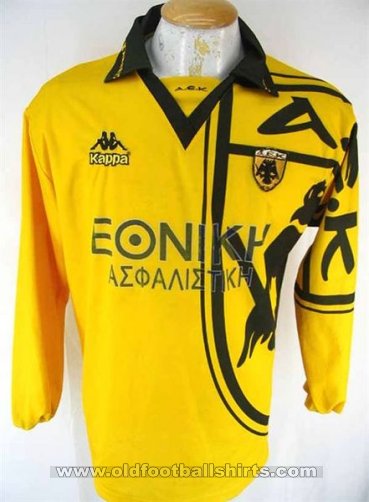 AEK Athens Home football shirt 1995 - 1996