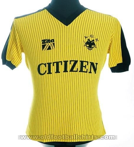 AEK Athens Home football shirt 1982 - 1983