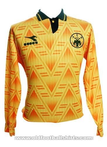 AEK Athens Home football shirt 1992 - 1993