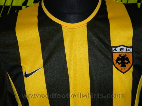 AEK Athens Home football shirt 2001 - 2002