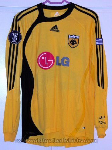 AEK Athens Home football shirt 2006 - 2007