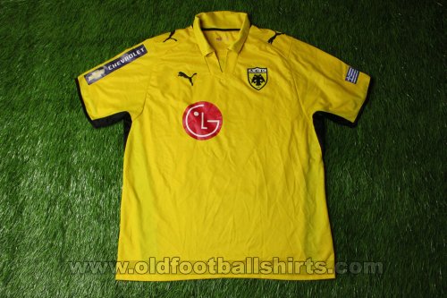 AEK Athens Home football shirt 2008 - 2009
