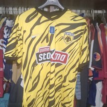 AEK Athens Home football shirt 2022 - 2023 sponsored by Stoixima