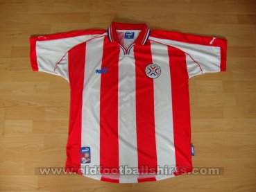 Paraguay Home Camiseta de Fútbol 2000 - 2002