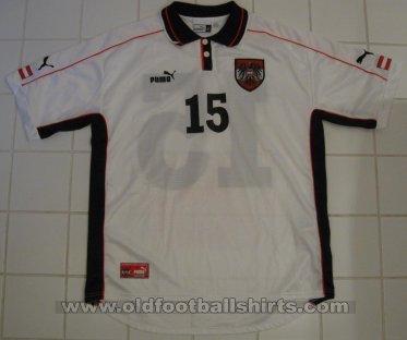 Austria Home fotbollströja 1998 - 2000