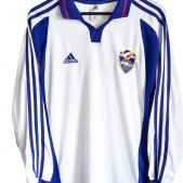 Yugoslavia Fora camisa de futebol 2000 - 2001