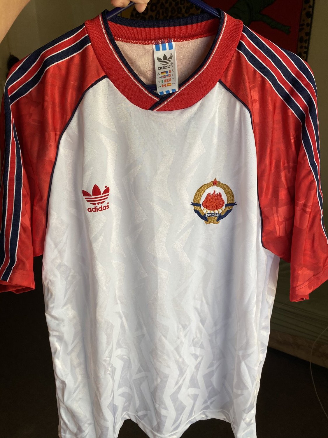 Maillot Vintage Yougoslavie FSJ Des Années 70 - Pièce De Collection Rare Pour Passionnés