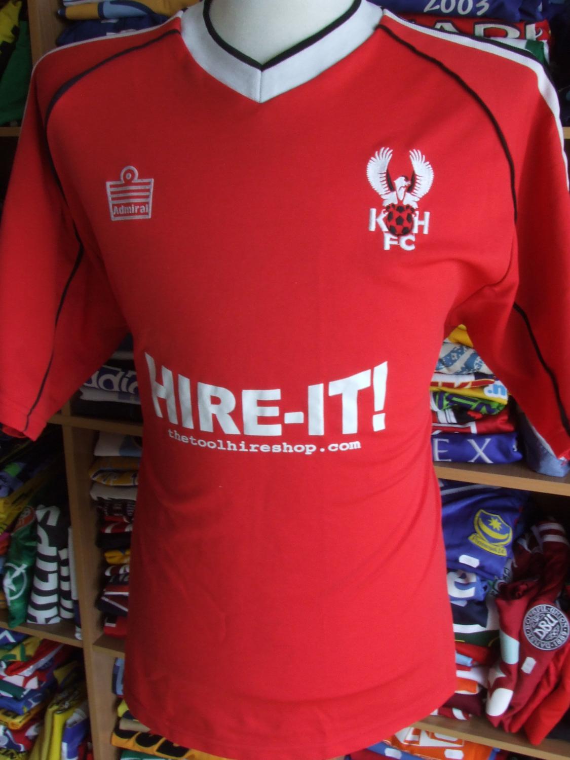 Kidderminster Harriers Home football shirt 2004 2006.