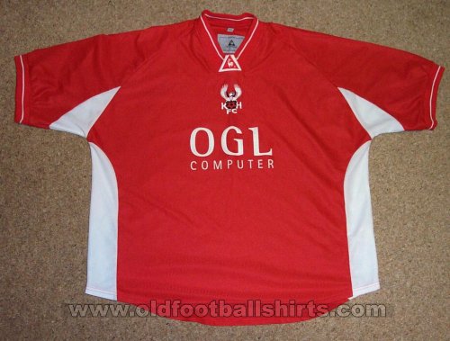 Kidderminster Harriers Home football shirt 2001 - 2003