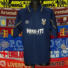 Kidderminster Harriers Away football shirt 2004 - 2006 sponsored by Hire-It!