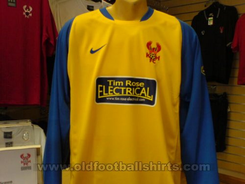 Kidderminster Harriers Away football shirt 2008 - 2009