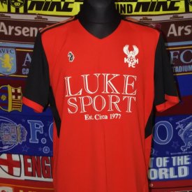 Kidderminster Harriers Home football shirt 2018 - 2019 sponsored by Luke Sport