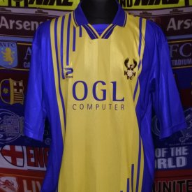 Kidderminster Harriers Home football shirt 1999 - 2000 sponsored by OGL