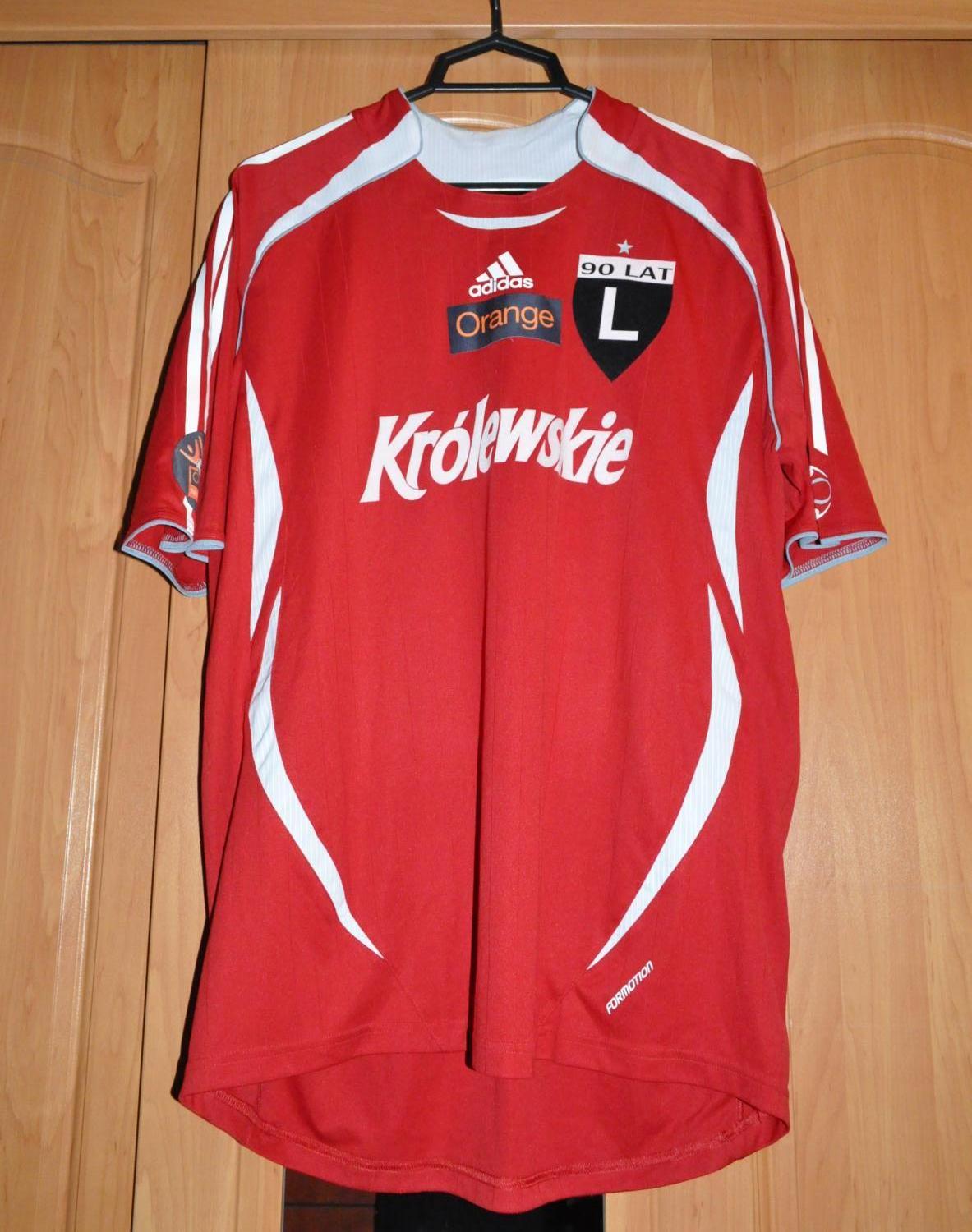 Maillot Legia Varsovie Domicile 2007/18 – Officiel Adidas, Taille XS, Rare