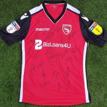 Morecambe Home football shirt 2018 - 2019 sponsored by BizLoans4U